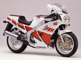 1987 Yamaha FZR1000 (white)